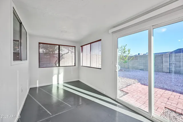 a view interior of the house and wooden floor