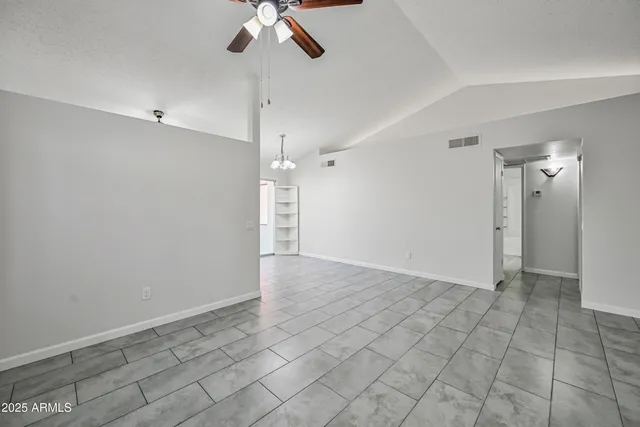 a view of an empty room