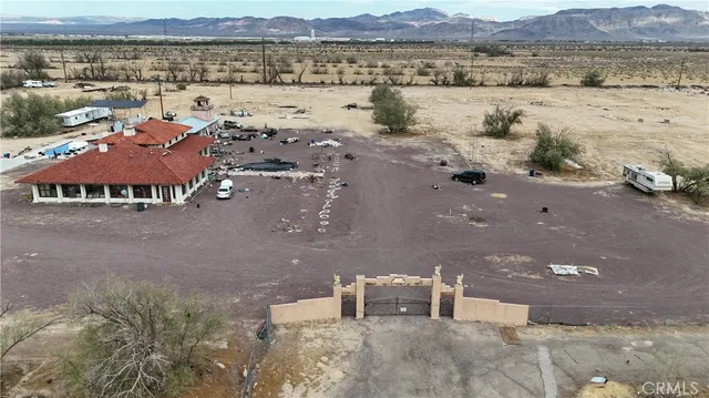 a view of a city with an ocean beach
