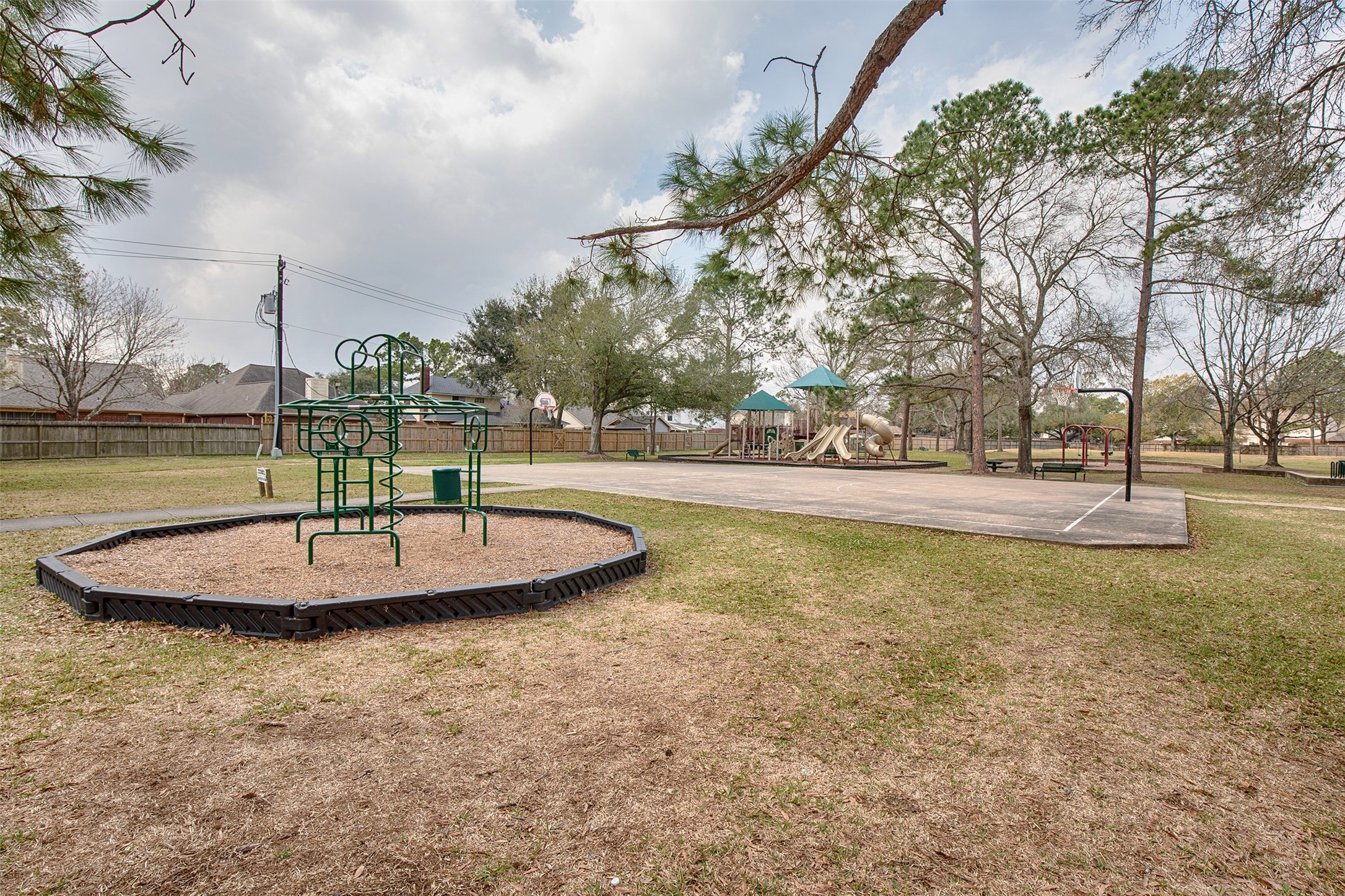 1627 Mabry Mill Road Houston, TX 77062 - Photo 31 of 32 a view of a swimming pool with outdoor seating