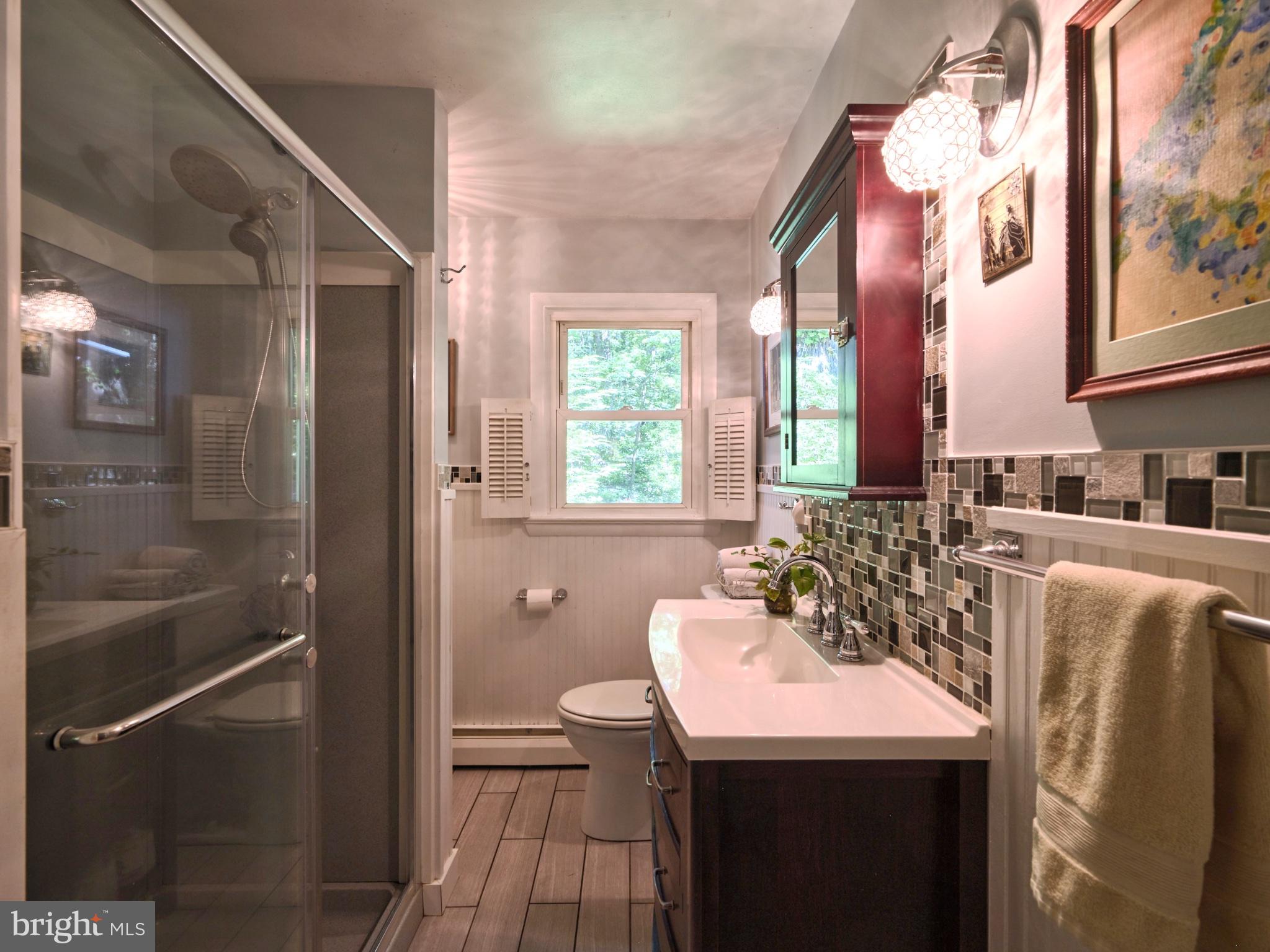 4831 Mountain Top Road West, Unit W New Hope, PA 18938 - Photo 16 of 28 Charming bathroom with modern touches.