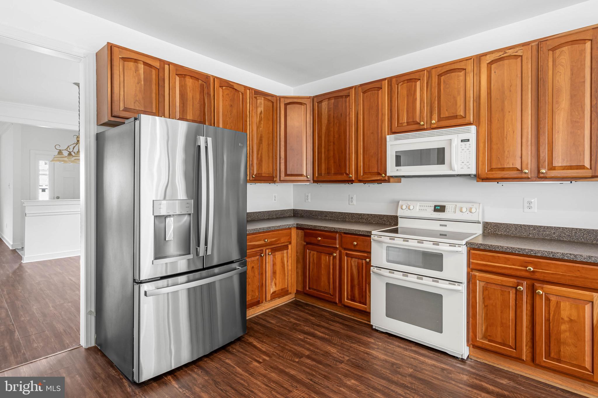 35560 Dry Brook Drive Rehoboth Beach, DE 19971 - Photo 17 of 63 a kitchen with granite countertop wooden cabinets and stainless steel appliances