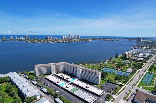 an aerial view of a house with a terrace view