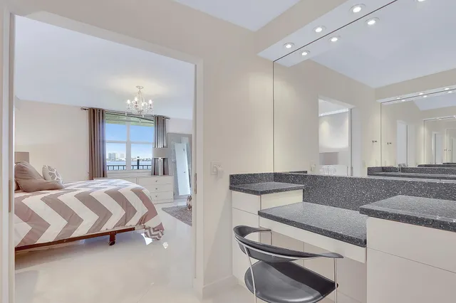 a living room with a couch and furniture