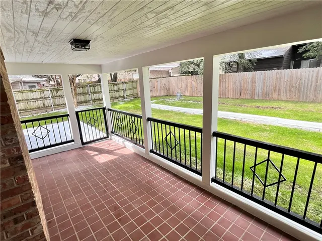a view of a room with window