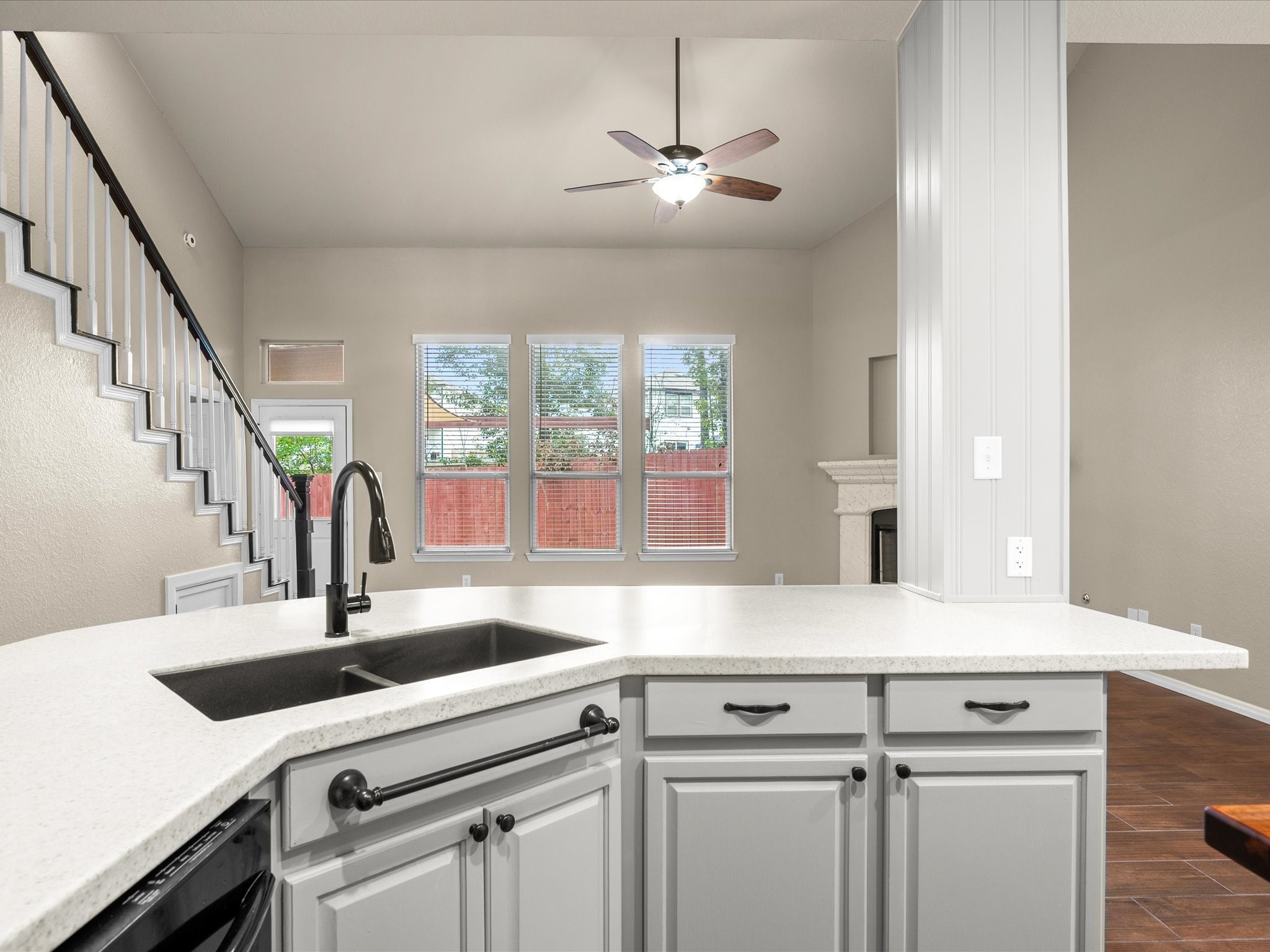 291 Sunset Path South Conroe, TX 77316 - Photo 13 of 39 The open connection between kitchen and family room keeps everyday tasks and entertaining effortlessly connected.