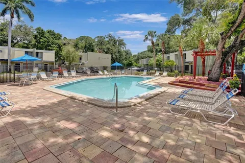 a view of a house with a patio