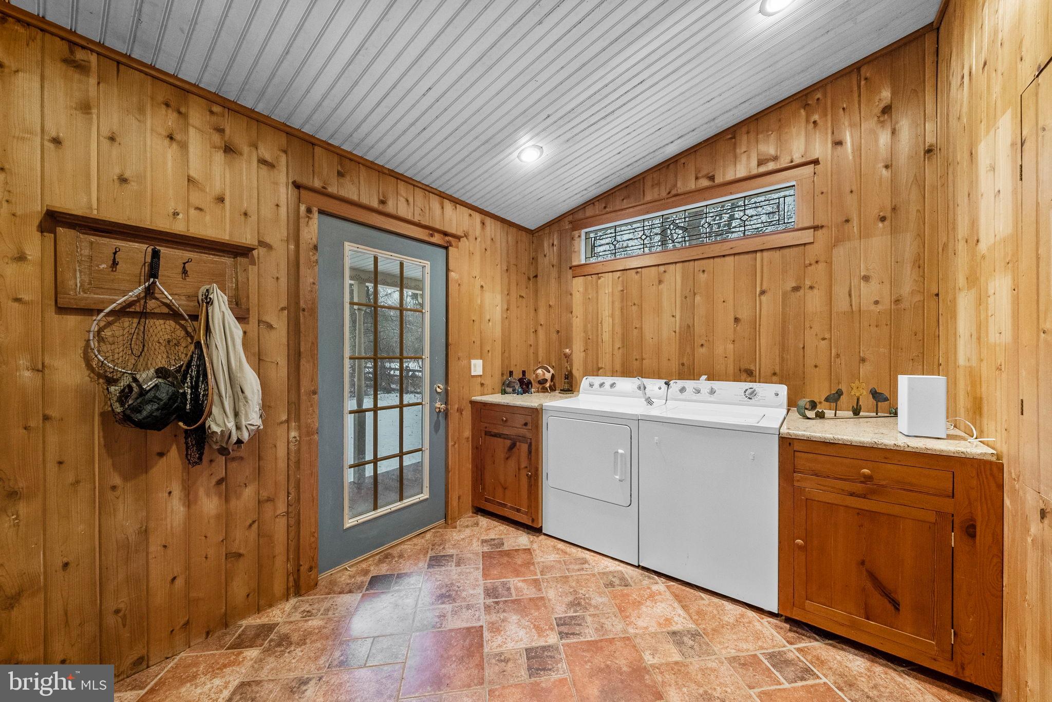 402 Main Street Manalapan, NJ 07726 - Photo 23 of 44 Charming laundry nook with rustic wood accents.