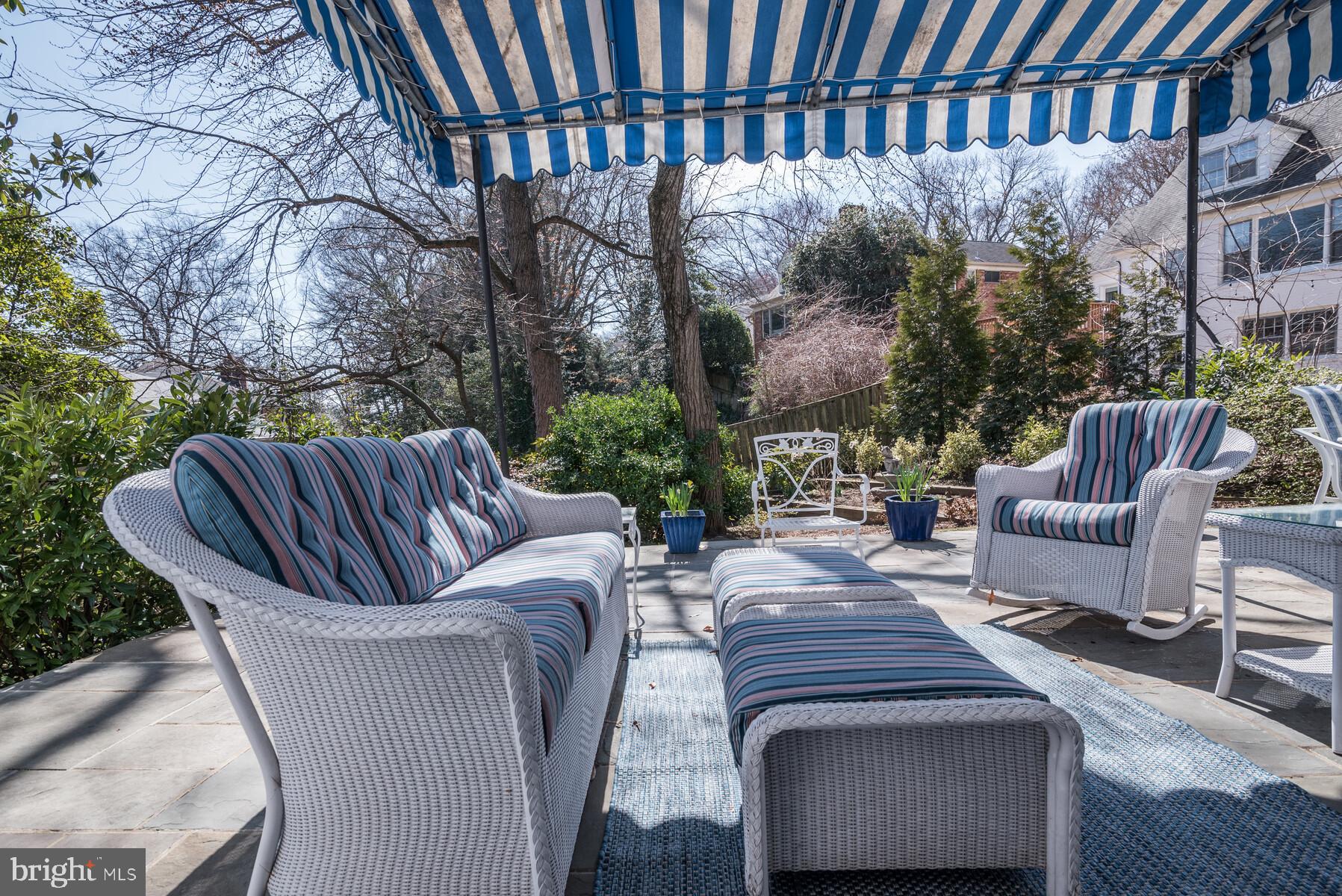 5700 Marengo Road Bethesda, MD 20816 - Photo 29 of 58 Upper Patio and rear garden