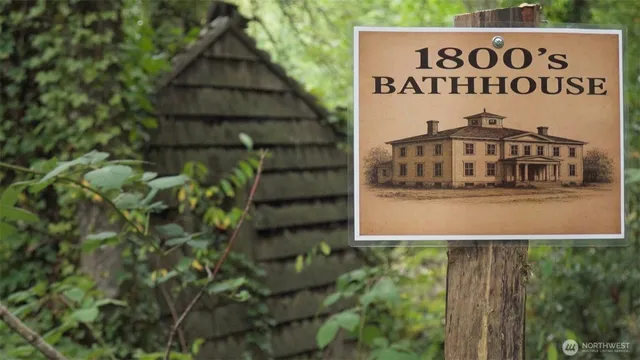 a sign broad in the tree