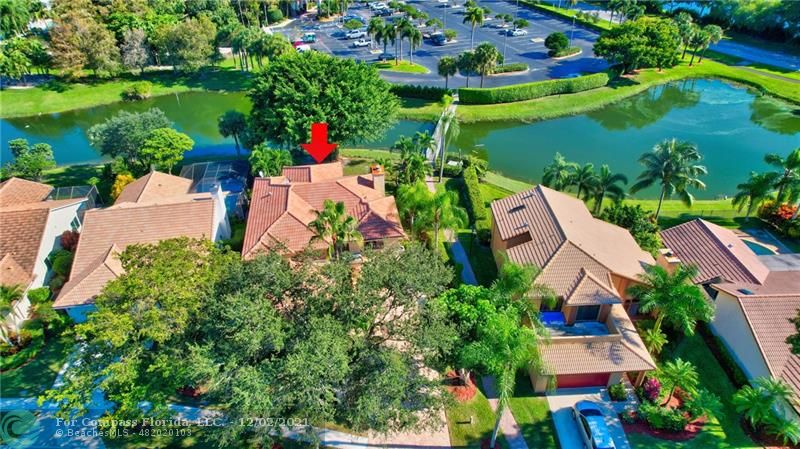 Mission Bay Boca Raton, FL 33428 - Photo 3 of 33 an aerial view of house with yard