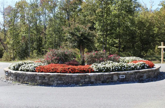 a building with glass door