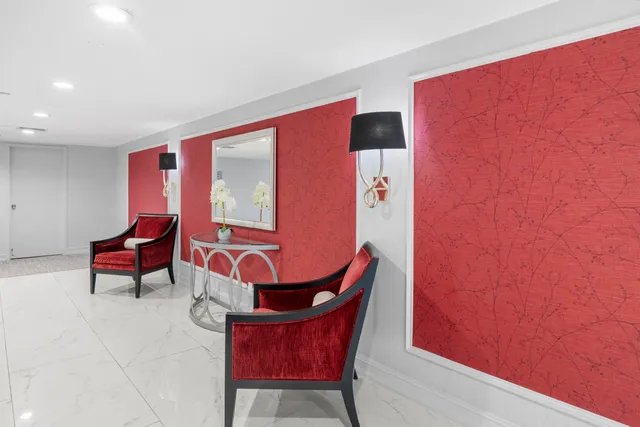 a room with table tennis and air hockey table