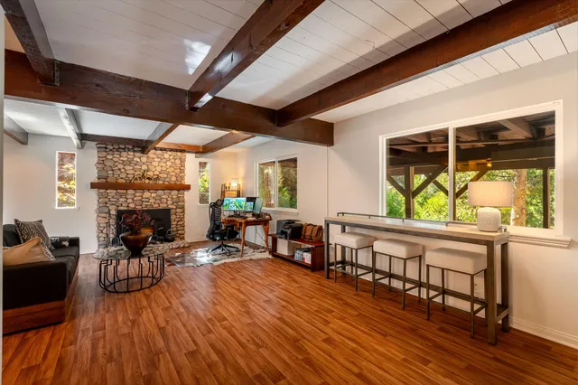 a view of entryway with wooden stairs