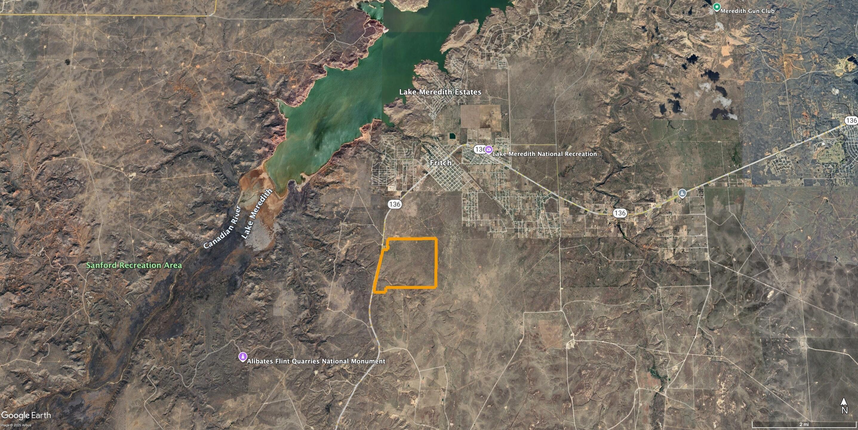 a aerial view of a yard