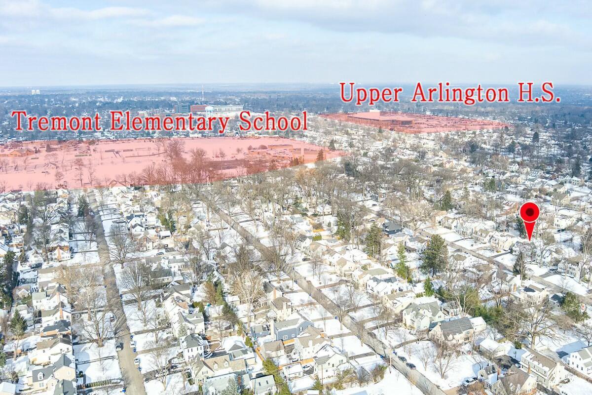 2570 Berwyn Road Columbus, OH 43221 - Photo 53 of 54 Aerial View Proximity to Schools