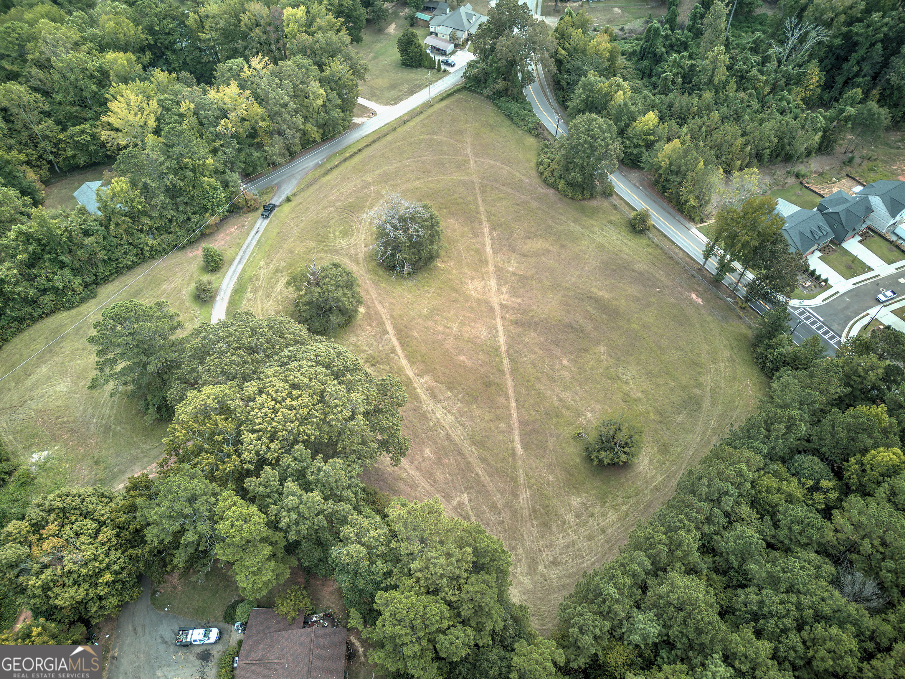 67 Polk Lane Dallas, GA 30132 - Photo 26 of 51 an aerial view of a house
