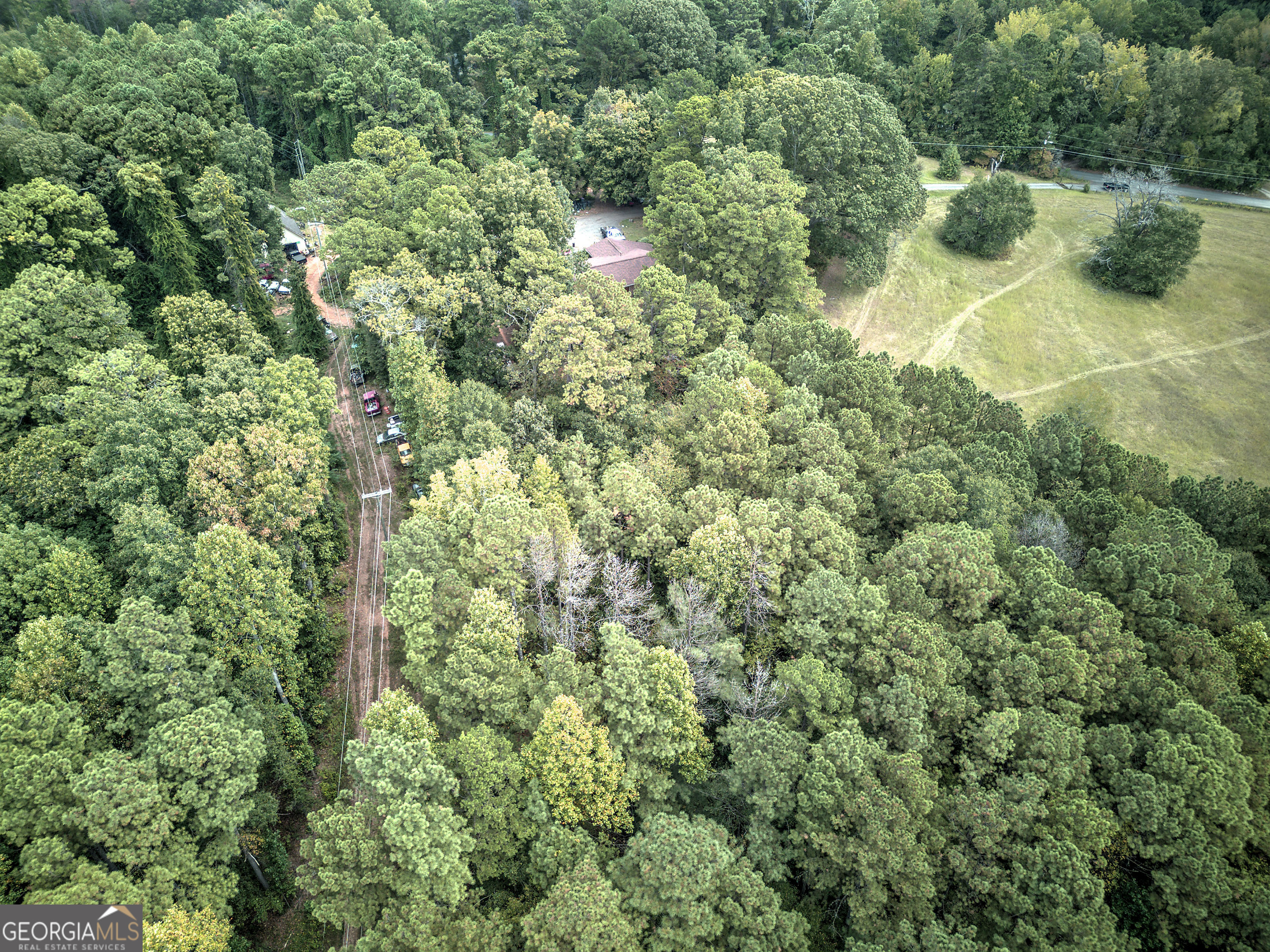 67 Polk Lane Dallas, GA 30132 - Photo 42 of 51 an aerial view of residential houses with outdoor space and trees