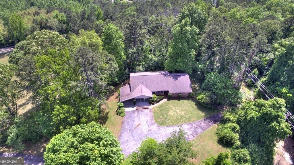 67 Polk Lane Dallas, GA 30132 - Photo 45 of 51 an aerial view of a house with yard and outdoor seating