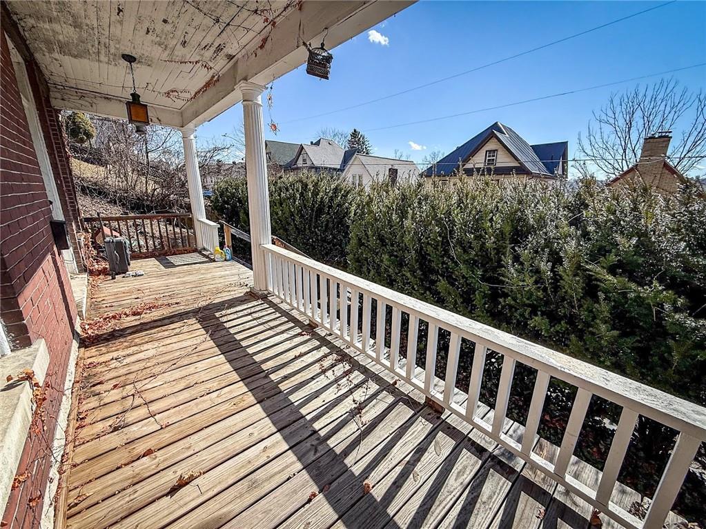 248 East Fulton Street Butler, PA 16001 - Photo 35 of 35 a view of a balcony with wooden floor