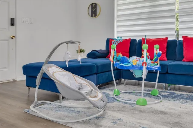 a room with musical instruments