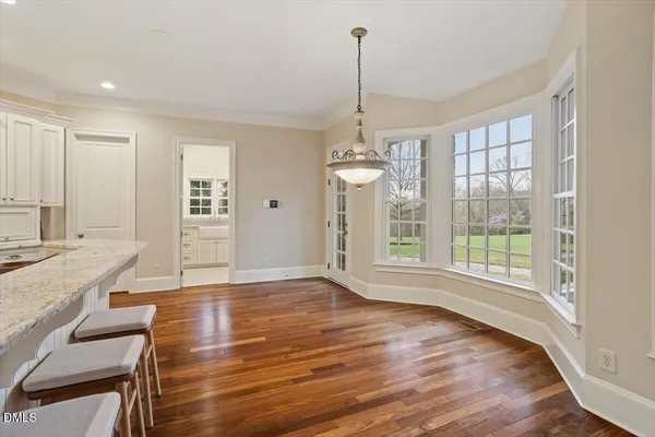 a view of an empty room