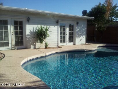 430 West Cheery Lynn Road Phoenix, AZ 85013 - Photo 2 of 12 French doors overlooking pool