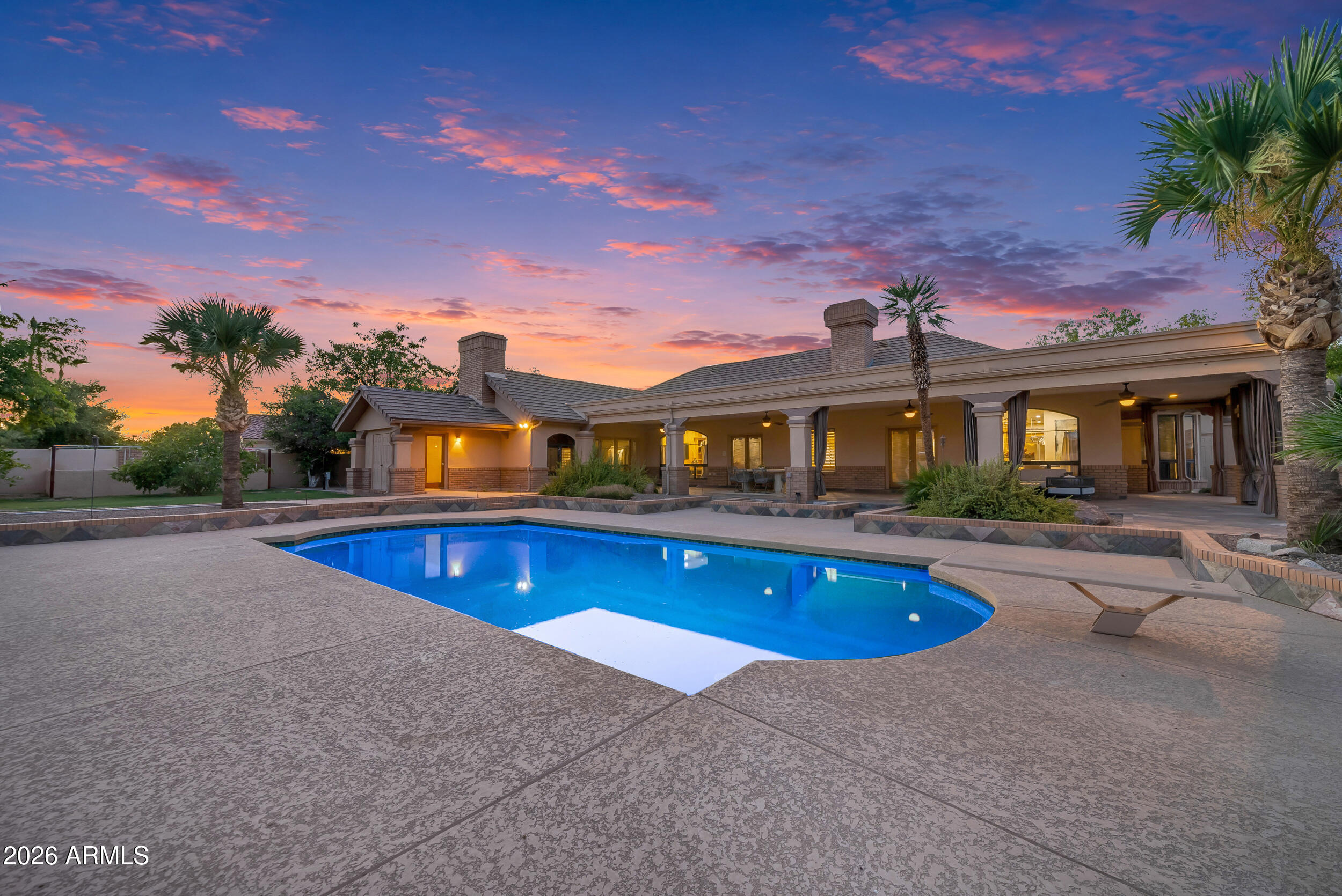 1455 East Colt Road Tempe, AZ 85284 - Photo 6 of 71 Twilight Back yard