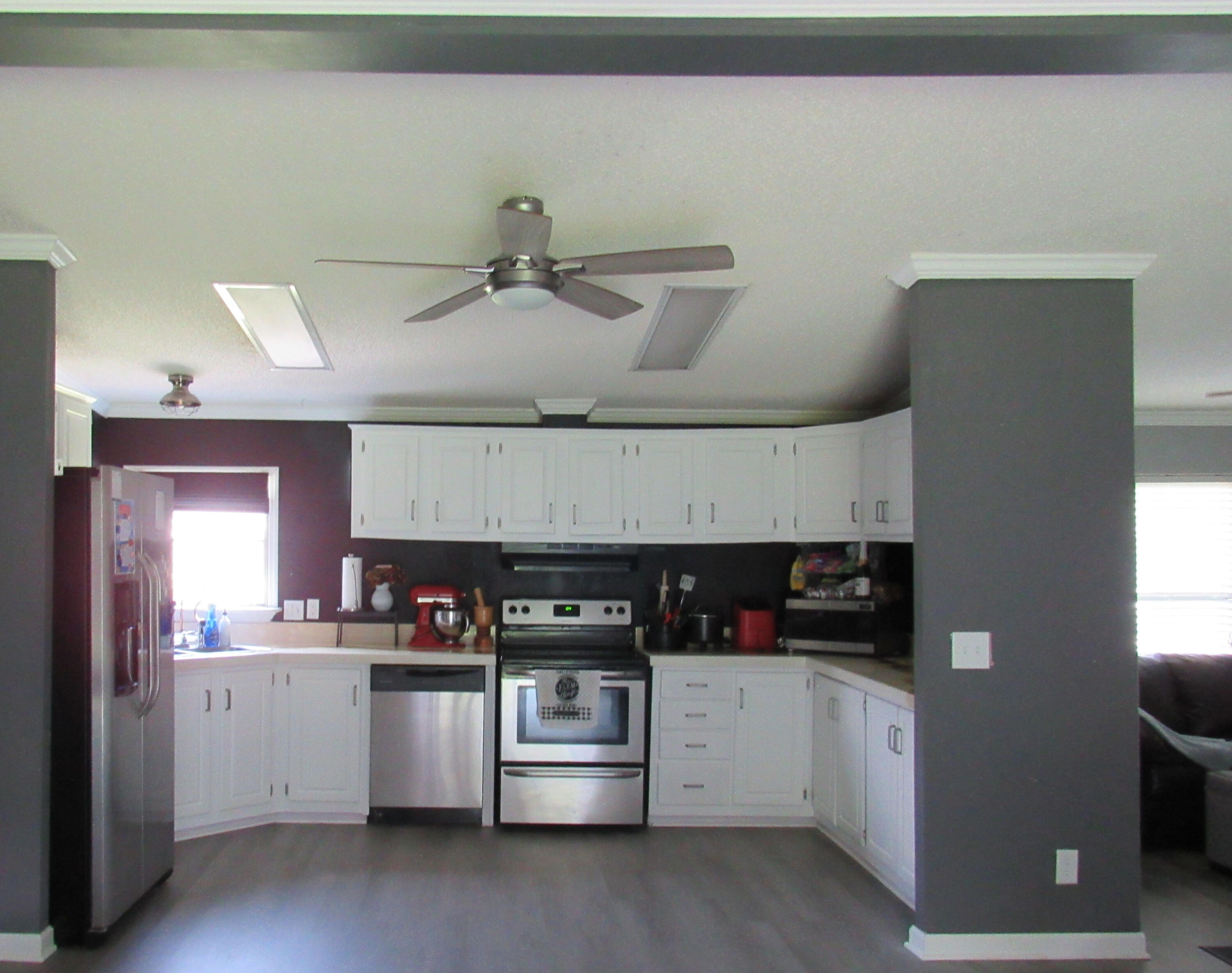 614 Hamilton Road Grovetown, GA 30813 - Photo 16 of 24 Kitchen with flooring and all new cabinets!
