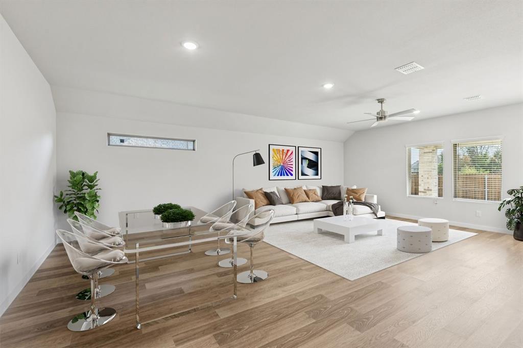 361 Yellowstar Lane Lavon, TX 75166 - Photo 11 of 33 Living and Dining Rooms in the Oscar home plan by Trophy Signature Homes – REPRESENTATIVE PHOTO