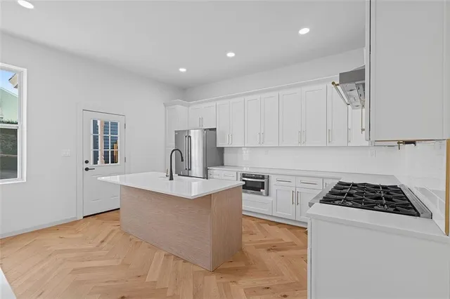 a view of an empty room