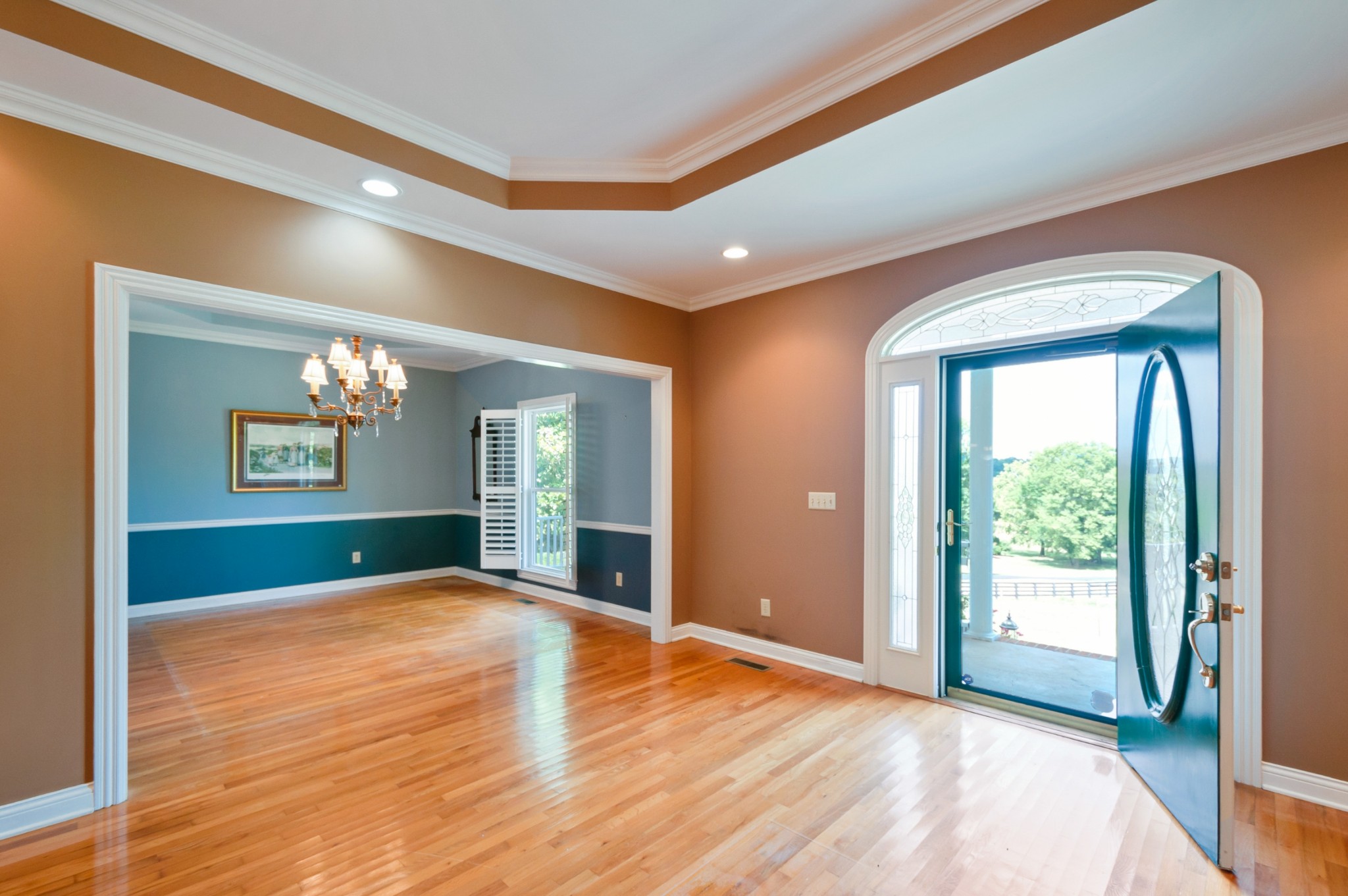 1741 Dean Road Thompson's Station, TN 37179 - Photo 14 of 54 a view of an empty room with window and wooden floor