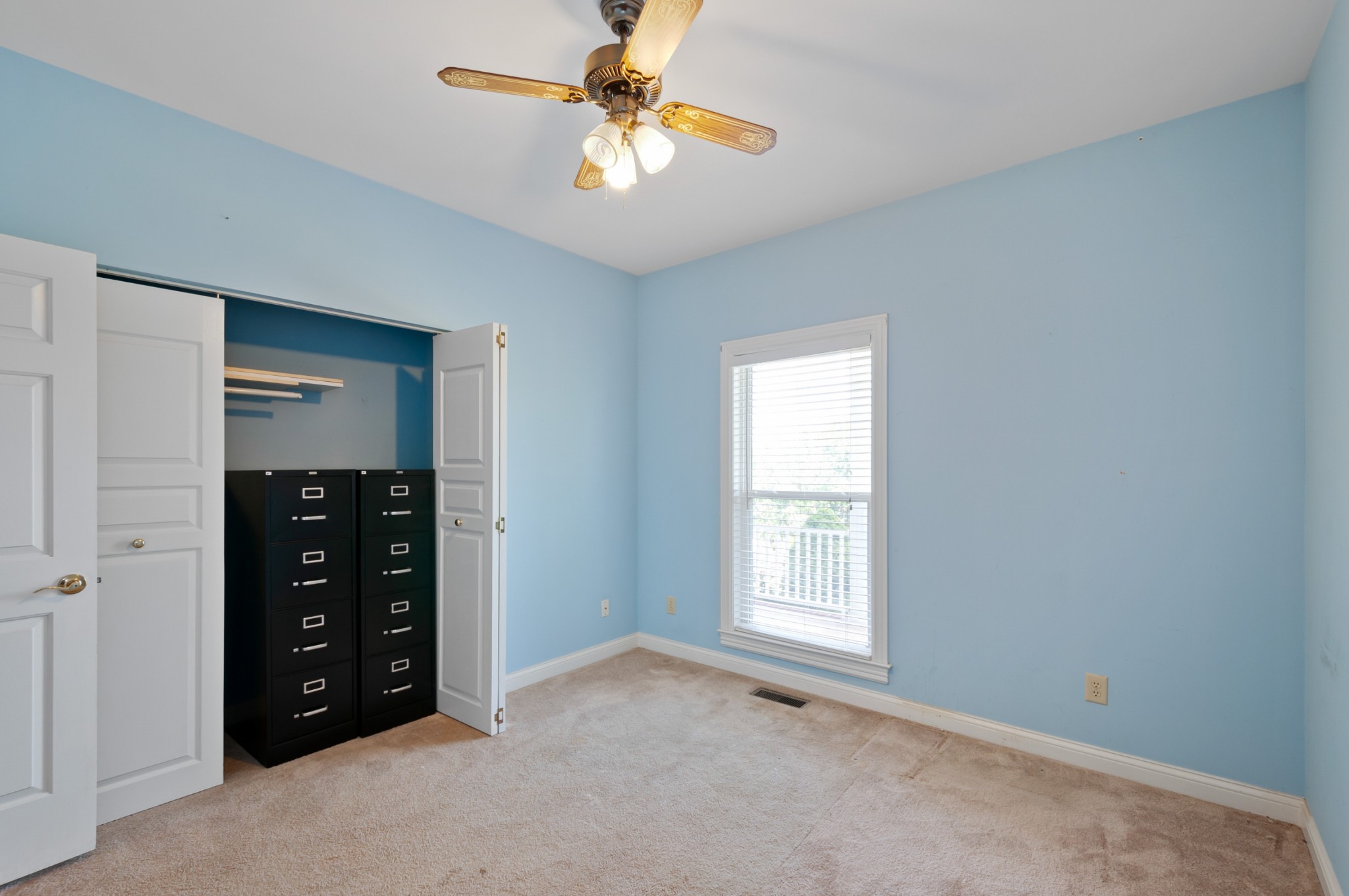 1741 Dean Road Thompson's Station, TN 37179 - Photo 23 of 54 a view of an empty room with closet and a ceiling fan