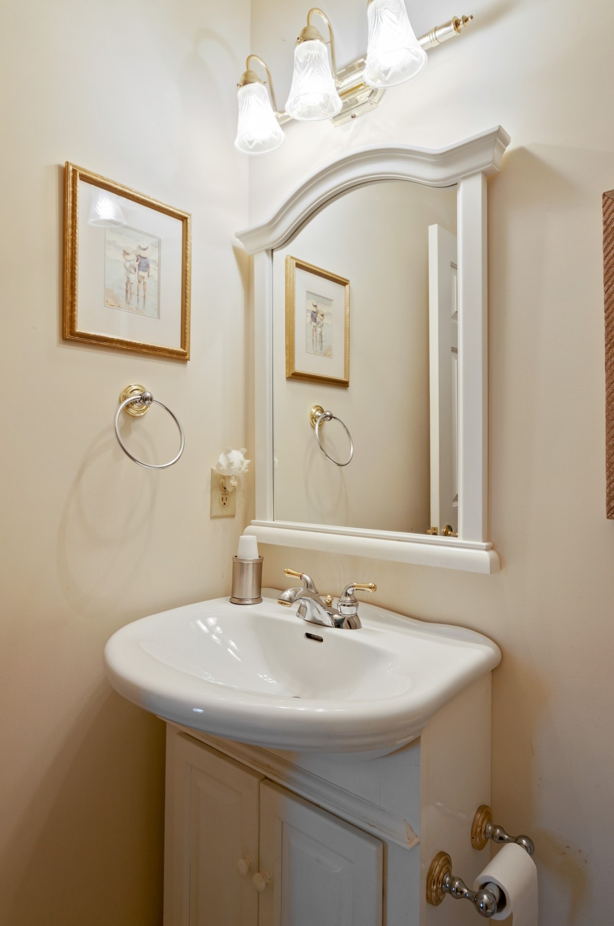 1741 Dean Road Thompson's Station, TN 37179 - Photo 36 of 54 a bathroom with a sink and a mirror