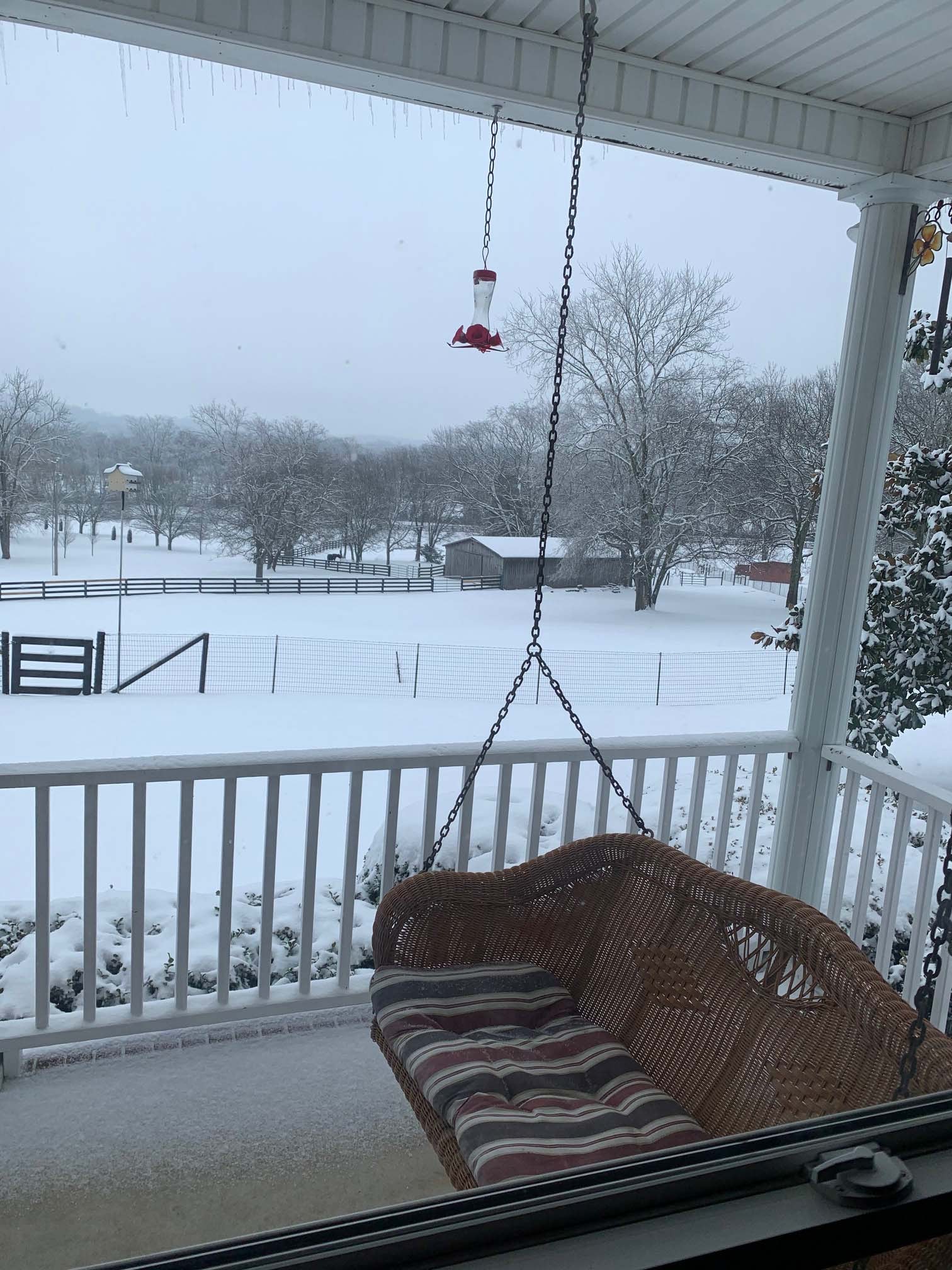 1741 Dean Road Thompson's Station, TN 37179 - Photo 9 of 54 a view of a porch with furniture