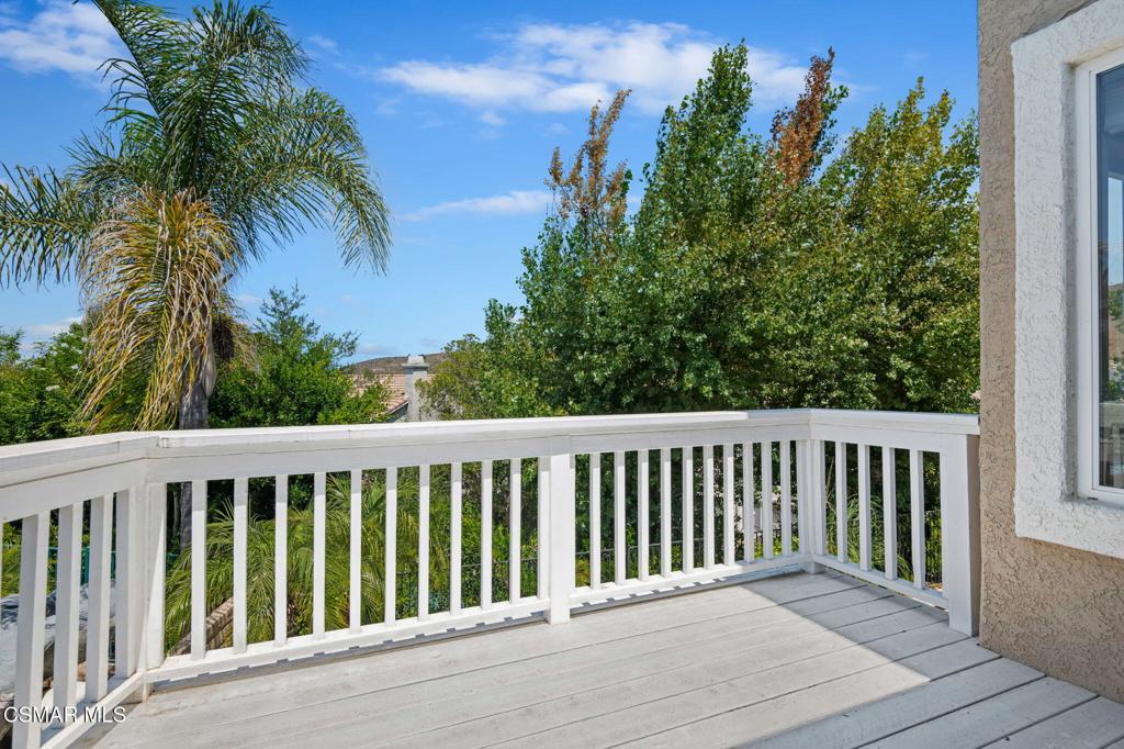 335 Kitetail Street Simi Valley, CA 93065 - Photo 34 of 55 a view of a wooden roof deck
