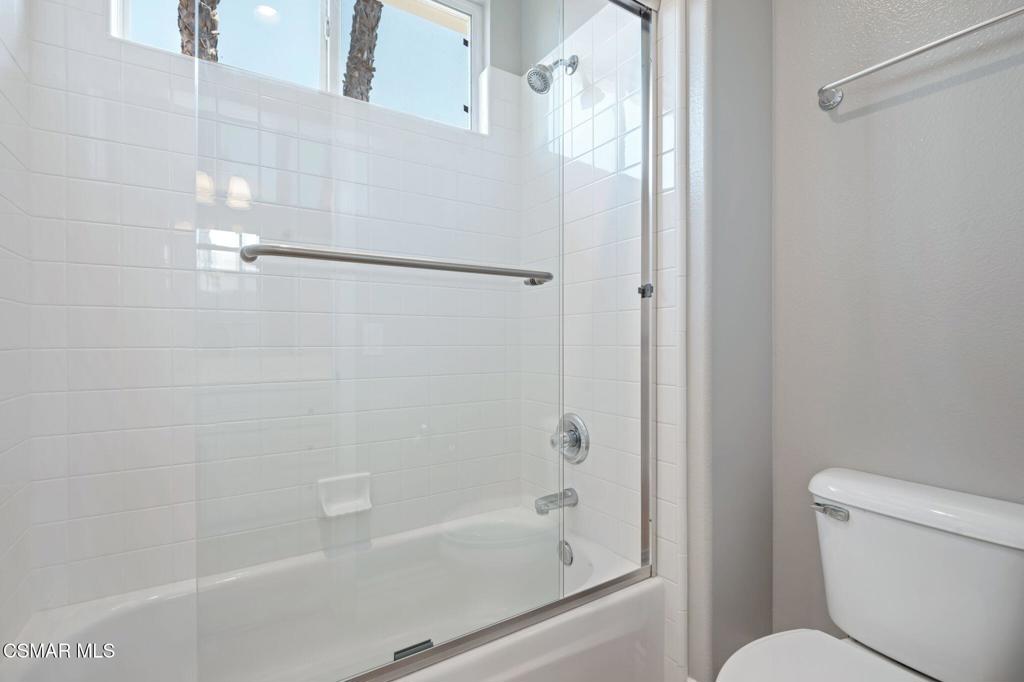 335 Kitetail Street Simi Valley, CA 93065 - Photo 40 of 55 a bathroom with a shower and a toilet