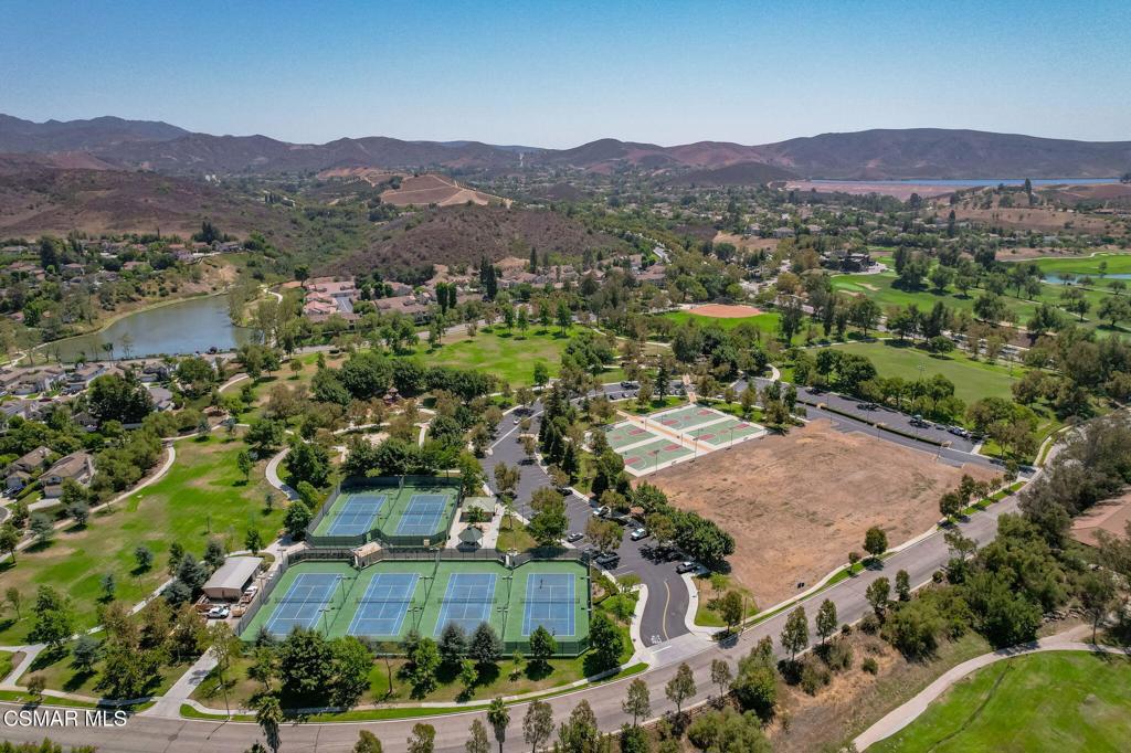 335 Kitetail Street Simi Valley, CA 93065 - Photo 52 of 55 an aerial view of residential houses and outdoor space