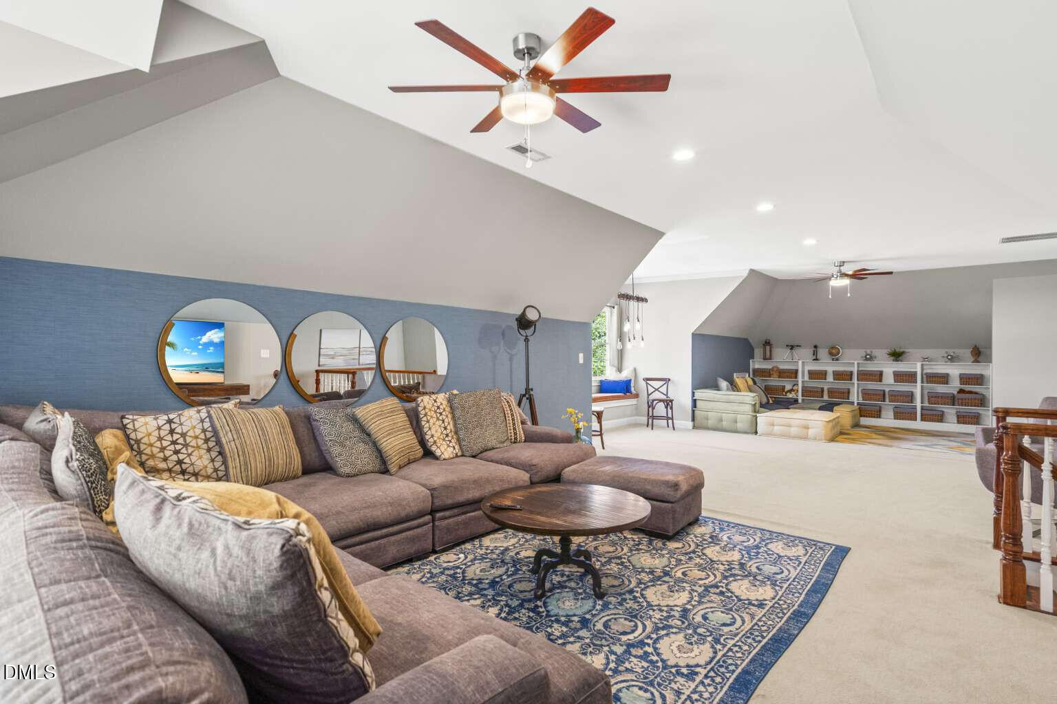 12452 Richmond Run Drive Raleigh, NC 27614 - Photo 56 of 73 a living room with furniture and a rug