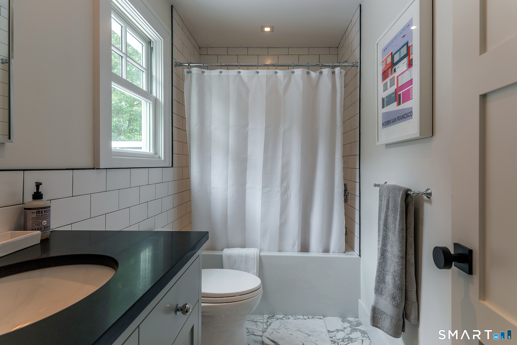 176 Apple Lane Roxbury, CT 06783 - Photo 15 of 24 a bathroom with a sink toilet and window
