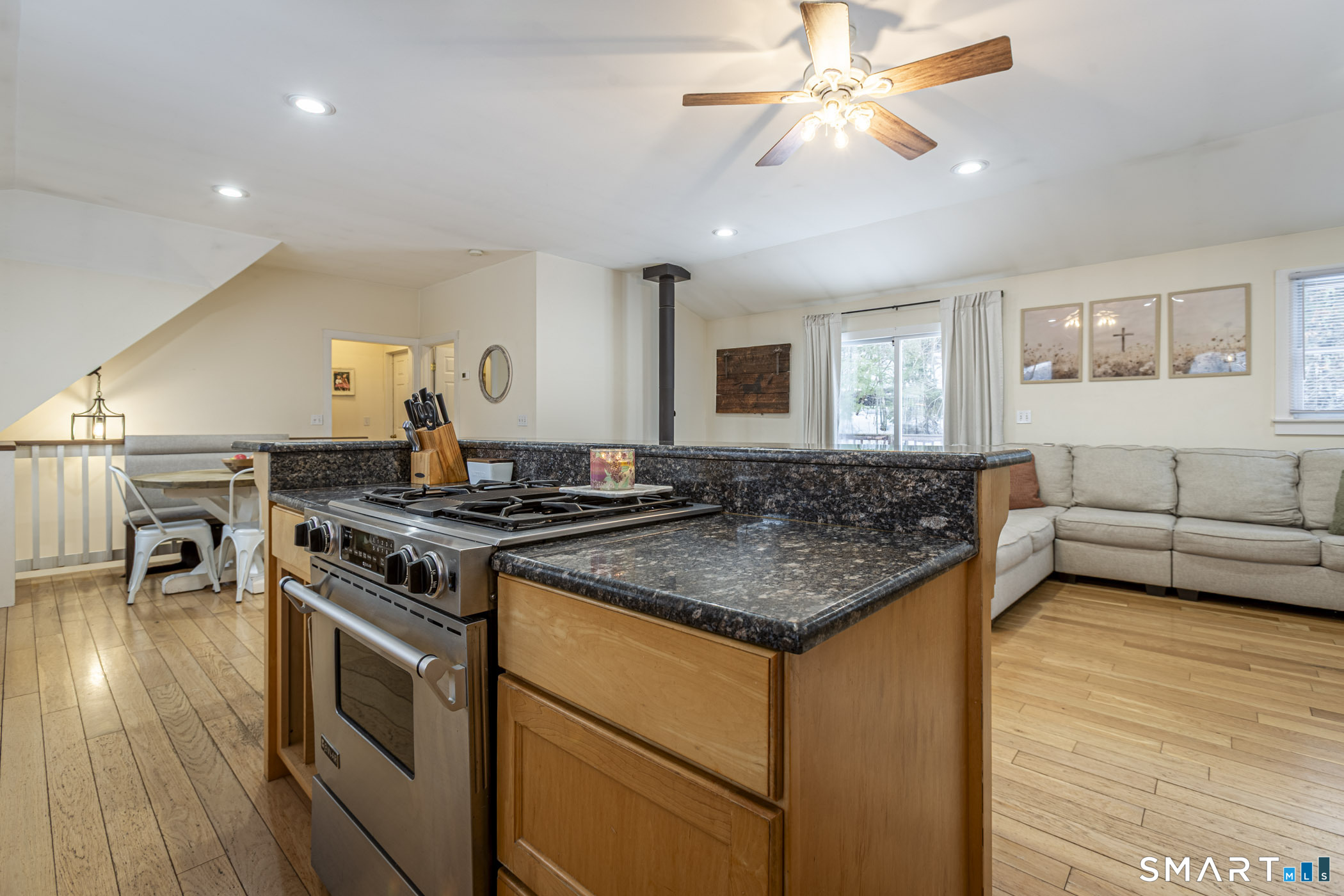 429 Lakeside Road Morris, CT 06763 - Photo 15 of 38 a kitchen with a stove and cabinets