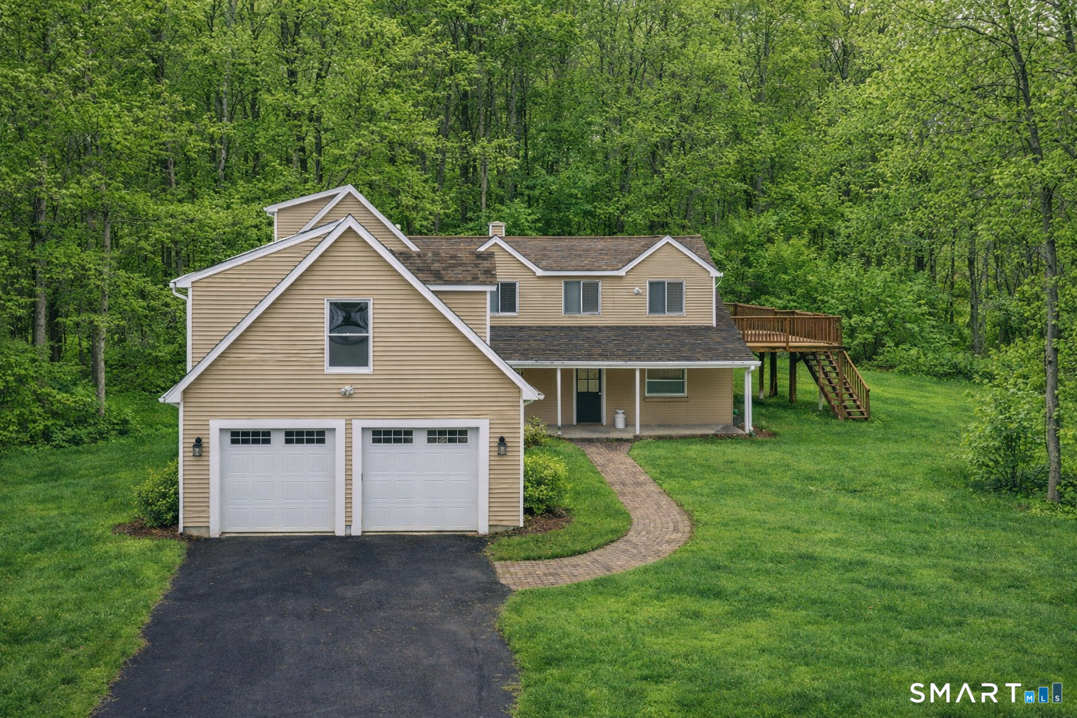429 Lakeside Road Morris, CT 06763 - Photo 2 of 38 a view of a house with a big yard potted plants and large tree