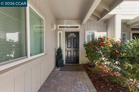a view of a entryway of the house