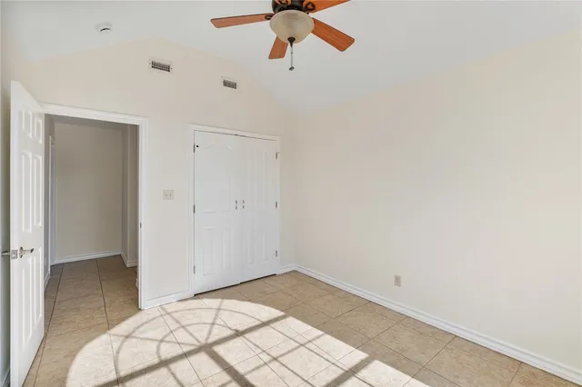 a view of an empty room