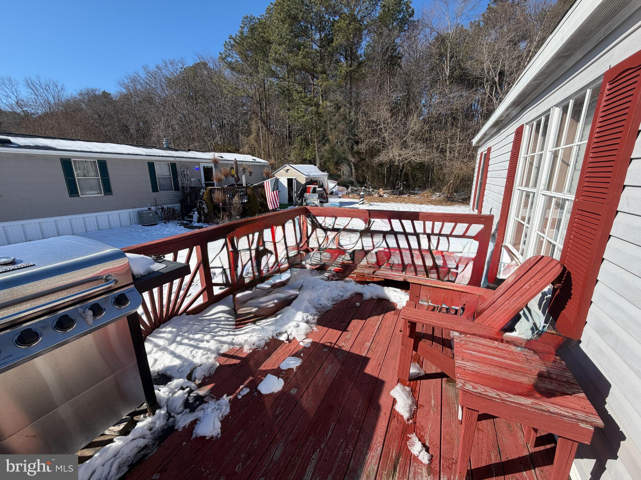 444 Long Branch Road Seaford, DE 19973 - Photo 4 of 22 Sunny deck retreat with winter's touch.