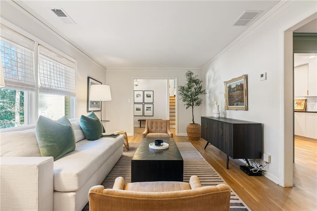 3359 Northbrook Drive Atlanta, GA 30340 - Photo 28 of 61 a living room with furniture and a flat screen tv