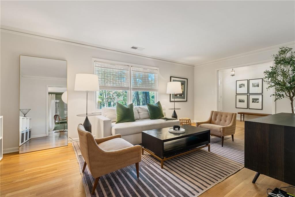 3359 Northbrook Drive Atlanta, GA 30340 - Photo 6 of 61 a living room with furniture and wooden floor