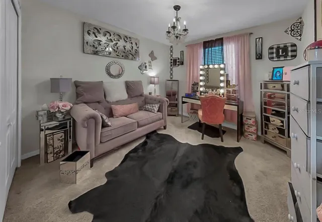 a view of outdoor space with seating area