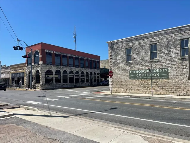 a front view of a building
