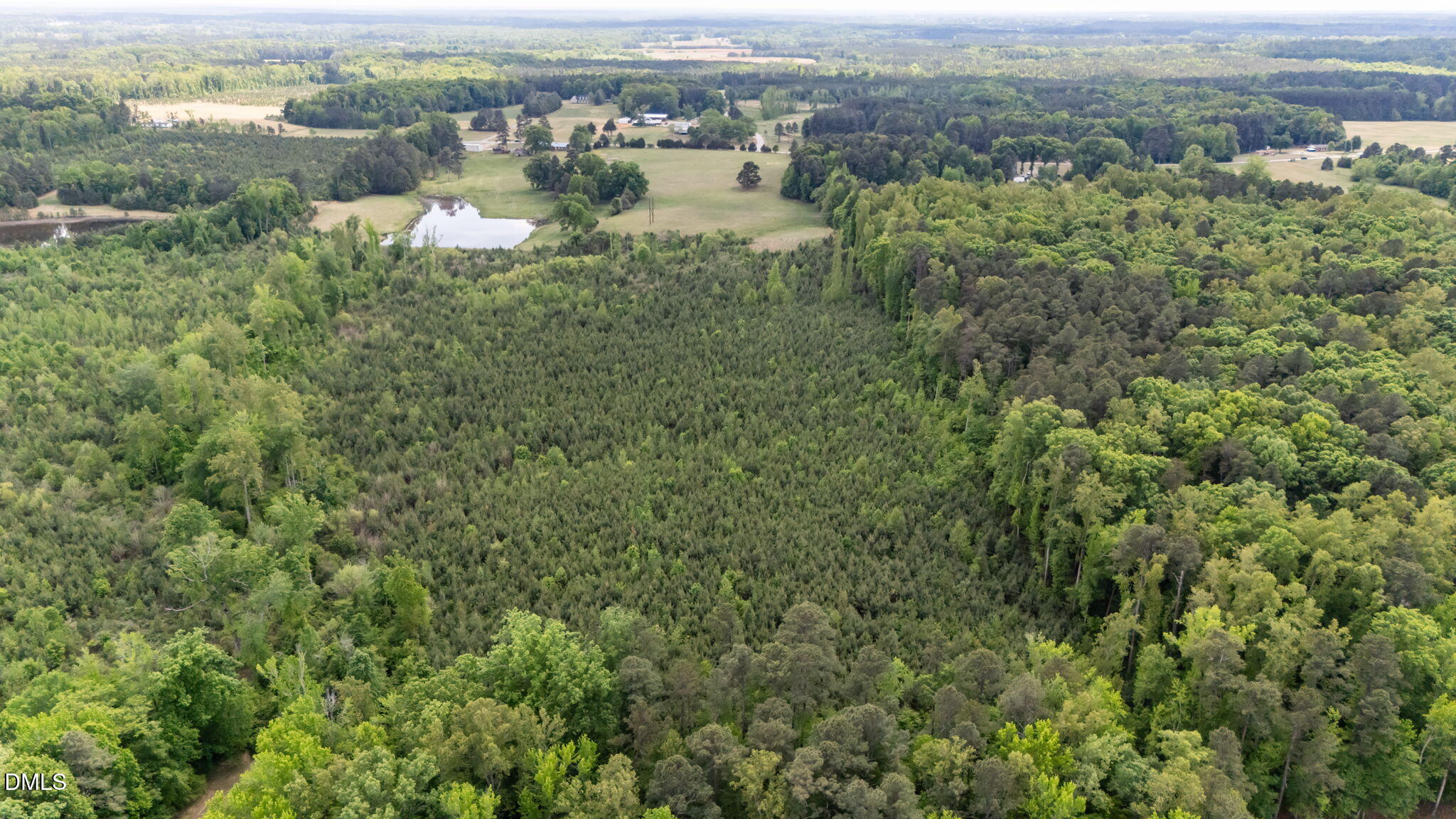 3611 Chewning Road Oxford, NC 27565 - Photo 18 of 45 an aerial view of residential house with outdoor space and river